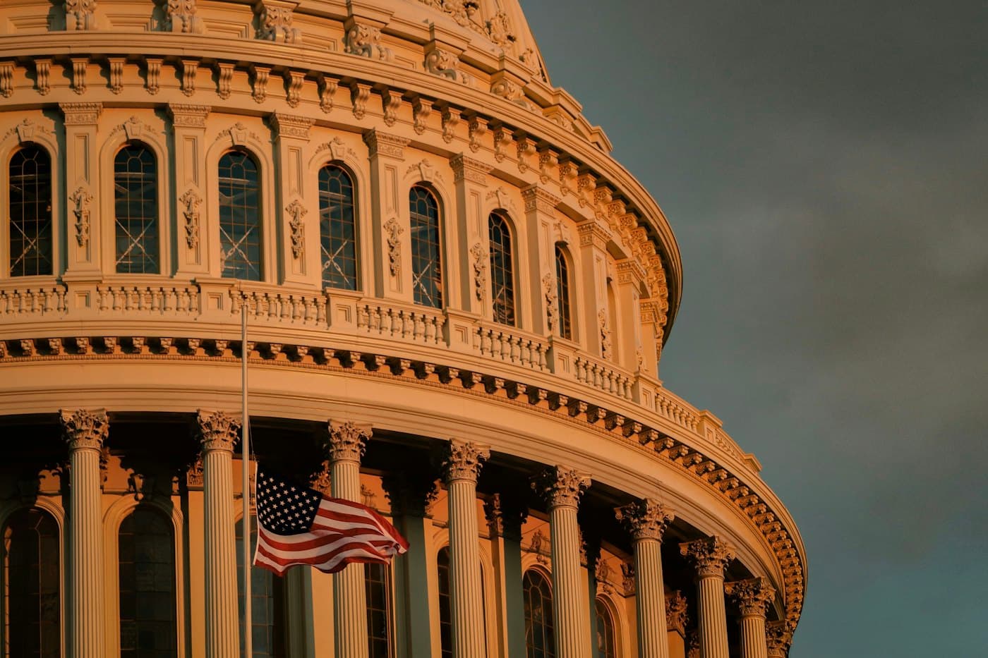 The dome of the United States Capitol